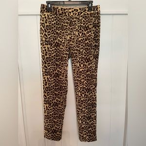 Women’s Banana Republic Leopard Print Pants Size 2